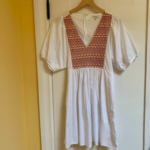 Madewell beautiful smocked dress